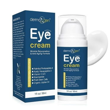 DERMAXGEN - Eye Cream Treatment for Dark Circles, Under Eyes to Smooth Fine Lines, Eliminate Dark Circles, and eye Bags, Moisturizing Eye Gel for Women's and Men.