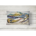 thumbnail image 2 of Blue Crab Canvas Fabric Decorative Pillow, 2 of 3