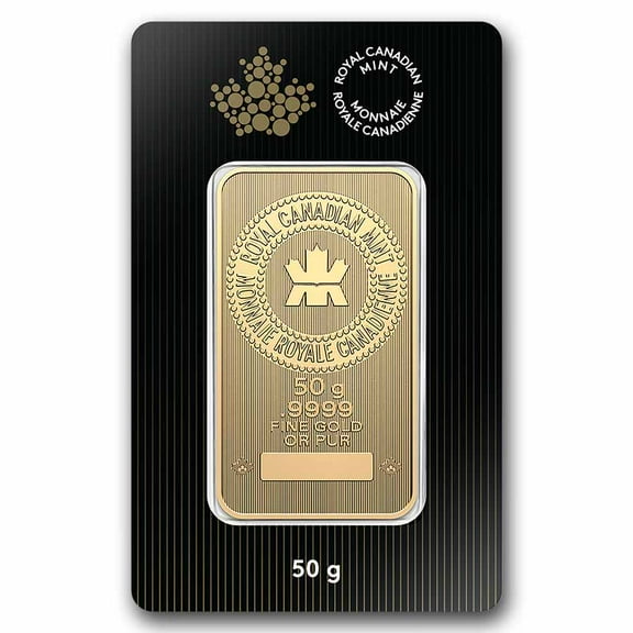 50 gram Gold Bar - Royal Canadian Mint (In Assay)