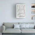 thumbnail image 3 of Jennifer Goldberger 'Black And White Runes II' Canvas Art, 3 of 3
