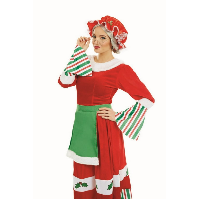 Fun Shack Womens Traditional Mrs Santa Claus Costume Ladies