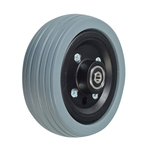 AlveyTech Rubber and Plastic 6 in Casters, Gray