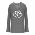thumbnail image 6 of Wensltd V-Neck Pullover Long Sleeve Top for Women Relaxed Fit Daily Wear Comfy Fashion Spring Autumn Basic Blouse, 6 of 8
