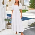 thumbnail image 2 of Up to 65% off!Summer Fashion Dresses for Women 2024 Plus Size Casual High-end Sleeveless Waist Cinching Large Hem Gentle Style Dress, 2 of 6