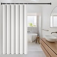 thumbnail image 5 of VEGCOO Tension-Retractable Curtain Rod, 45-109 Inch Adjustable Spring Curtain Rod, Dual Installation Methods (Drill-Free/Screw-Fixed), Suitable for Patios, Windows, and Shower Curtain Rods, Black, 5 of 8