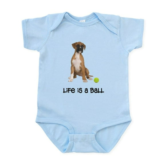 CafePress - Boxer Life Infant Bodysuit - Baby Light Bodysuit, Size Newborn - 24 Months