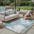 thumbnail image 3 of GENIMO Indoor Outdoor Area Rug 5' X 7' Waterproof, Washable Patio Rug Non Shedding, Easy Cleaning Floral Outdoor Carpet for Livin, 3 of 7