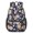 Pioneer Flower Floral Print Pattern-2, variant on Pioneer Flower Floral Print Pattern 17" School Backpacks for Teens,Waterproof Oxford Fabric,S-Shape Padded Straps for School,Travel,Hiking,Camping