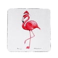 thumbnail image 1 of Betsy Drake CT084S Flamant Rose Santa Coaster - Lot de 4, 1 of 1