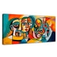 thumbnail image 1 of Cuadro Decorativo Canvas Rostros Modernos 140x70 Canvas Revolution, 1 of 4