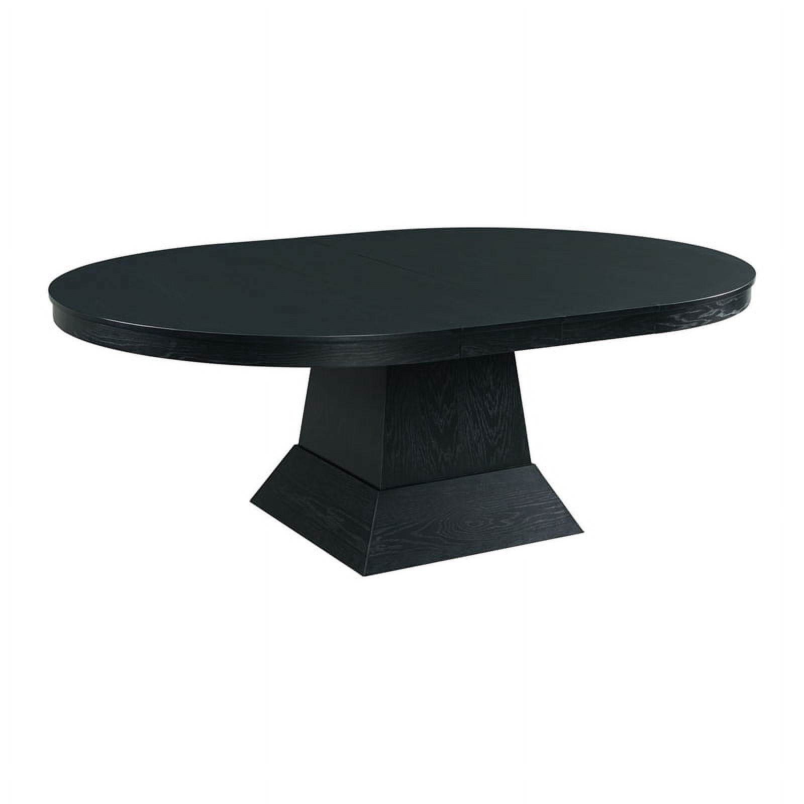 Picket House Furnishings Mara Oval Dining Table in Black
