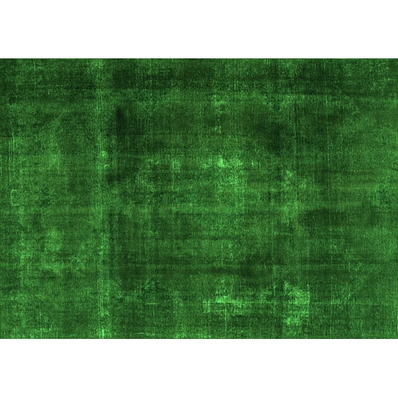 Ahgly Company Indoor Rectangle Persian Green Traditional Area Rugs, 6' x 9'