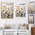 thumbnail image 4 of Designart "Ivory Buttercups On Neutral Simplicity III" Buttercups Floater Framed Canvas Prints, 4 of 5