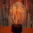 thumbnail image 4 of YSITIAN 3D LED Optical Illusion Acrylic Night Light with Remote & Smart Touch 7 Colors Changing（jellyfish） YT-13739, 4 of 7