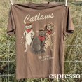 thumbnail image 4 of Vintage Cowboy Cat Graphic T-Shirt, Western Cats Humor Tee, Comfort Colors Cat Shirt, Retro Wild West Animal Gift, 4 of 4