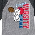 thumbnail image 3 of Peanuts - Varsity Snoopy Squad - Toddler And Youth Raglan Graphic T-Shirt, 3 of 5