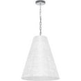 thumbnail image 1 of Dainolite ANA-M-PC-2400 1 Light Anaya Pendant with White & Clear Shade, Polished Chrome - Medium, 1 of 7