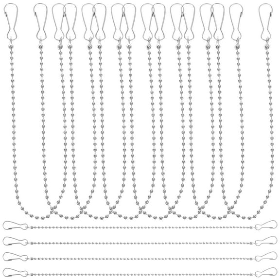 WORGEOUS 20pcs Alloy Hanging Chains with Hooks for Signs Planters Bird Feeders and Decorative Items Hanging Chains for Indoor and Outdoor