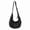 black, variant on Crossbody Bag Shoulder Bag Dumpling Bag For Young Women Stitching Denim Medium Size Adjustable Strap Multiple Compartments Retro Casual Daily Commute Office Shopping Weekend Outing