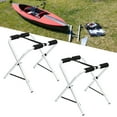 thumbnail image 1 of Support de Kayak Pliable, Rangement Portable Léger pour Canot 2 Pcs 17 Pouces Haute Capacité 150 Lb pour Planche à Pagaie, 1 of 7
