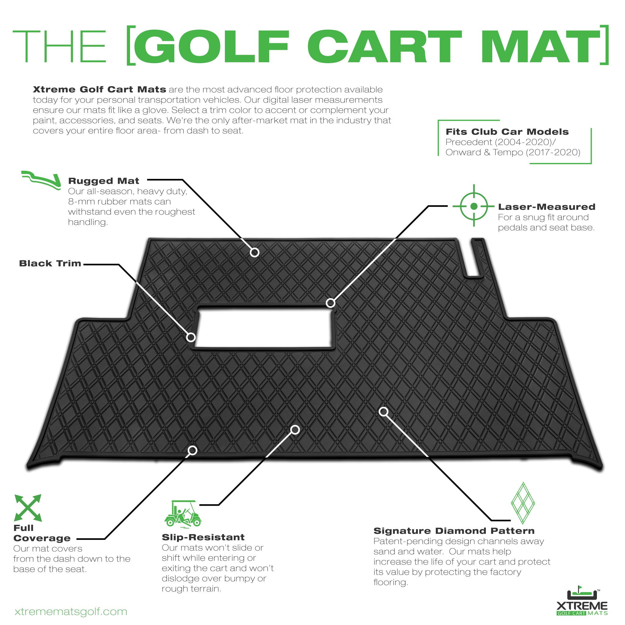 club car onward floor mat