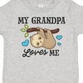 thumbnail image 4 of Inktastic My Grandpa Loves Me with Sloth and Hearts Boys or Girls Toddler T-Shirt, 4 of 5