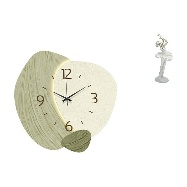 Reloj De Pared De Bailarina Silenciosa, Decoración Moderna Para Habitación De Niña Bailarina, Escultura Artística Creativa Para Cocina, Oficina, Dormitorio, Entrada De Casa De Campo