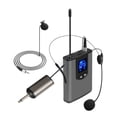 thumbnail image 2 of Auriculares Inalámbricos Sunnimix Sistema de Micrófono Solapa Doble con auriculares y Micrófono Transmisor y Receptor de petaca para Enseñar a H, 2 of 8