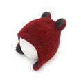 thumbnail image 4 of Hwmodou Toddler Winter Hat Children Boys Girls Hat Scarf Gloves Set Bear Flannel Warm Ear Hat Outdoor Kids Beanie, 4 of 5