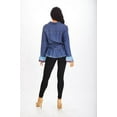 thumbnail image 4 of Women’s Long Sleeve Tencel Shirt Frayed Hem, 4 of 4