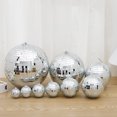 thumbnail image 2 of Bolas de discoteca grandes con espejo Ins, venta al por mayor, para decoración de barra, bola de Navidad brillante de plata, 2 of 4