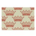 thumbnail image 1 of Queen Cutting Board, Crowns Pattern Vintage Design Coronation Imperial Kingdom Nobility Theme, Decorative Tempered Glass Cutting and Serving Board, Large Size, Grey Yellow Vermilion, by Ambesonne, 1 of 1