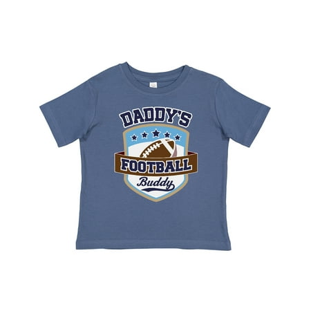 

Inktastic Daddy Football Buddy Outfit Gift Toddler Boy or Toddler Girl T-Shirt