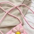 thumbnail image 4 of Bolsa de hombro femenino de punto Cáñamo de algodón duradero para el ocio diario (rosa) Ehuebsd Para Estrenar, 4 of 9