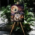 thumbnail image 4 of Spooky Halloween Night Witch Ragdoll Glowing Pumpkins Vertical Matte Canvas Poster Cat Lover Kitten Owner Gifts Idea Wall Art Home Decor - 12015, 4 of 5