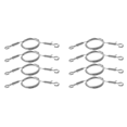 thumbnail image 1 of 8 Pcs Kit de Fil de Suspension Réglable 2M X 1.5mm - Corde en Acier Inoxydable Robuste, Supporte jusqu'à 60Lbs, 1 of 7