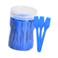 thumbnail image 4 of Espátulas para base de maquillaje, herramienta para mezclar mascarillas faciales, fácil de limpiar, profesional, lavable, cuchara para mascarillas Azul, 4 of 9