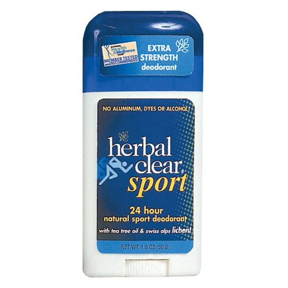 Herbal Clear Herbal Clear Sport Deodorant Stick with Tea Tree Oil