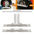 thumbnail image 4 of Wheel Alignment Tool Plate with Connection Sheet Accurate Measurement Heavy Duty Stainless Steel Toe Alignment Tool for Cars Trucks, 4 of 7