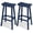 Navy Blue, variant on Outdoor Bar Stools Set of 2, 24 Inch Counter Height HDPE Patio Stools, 500 lbs Heavy Duty Saddle Seat Bar Chairs for Kitchen Island, Balcony & Backyard (Aruba)
