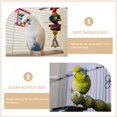thumbnail image 3 of ColoMX Pájaro Ducha Cuenca Acrílico Pájaro Jaula Para Pequeño Periquito Loro Caja de Ducha Parrot Caja de baño, 3 of 8
