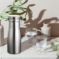 thumbnail image 5 of Stainless Steel Water Jug, 1000ml Latte Art Milk Frothing Cup, Pitcher Jug with Lid, Cream Mug for Coffee Machine, Juice, Home, Office, 5 of 7
