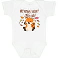 thumbnail image 3 of Inktastic My Great Aunt Loves Me Cute Baby Fox Boys or Girls Baby Bodysuit, 3 of 5