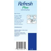 Refresh Plus Lubricant Eye Drops Preservative-Free Artificial Tears, 0.4 ml, 70 Count