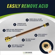 Leak Saver Direct Inject Acid Scavenger - Converts Acid to Synthetic Oil, for A/C Systems Up to 5 Tons - Made in The USA