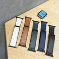 thumbnail image 2 of CIRUTVAL Magnetic Genuine Leather Wristbands Compatible with Apple Watch Bands 41mm 40mm 38mm 49mm 45mm 44mm 42mm Men Women,  Genuine Leather Band for iWatch Series 9 8 7 6 SE 5 4 3 2 Ultra, 2 of 12