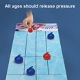 thumbnail image 4 of Curling Bowling Table Game Adult /kids Training Tabletop Ball Family Fun Toy Set, 4 of 4