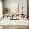 thumbnail image 4 of Tzou 9x12ft Floral Modern Print Area Rugs, Large Non-Slip Indoor Low Pile Area Rug, Machine Washable Carpet for Living Room Home Office, 4 of 9