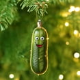 thumbnail image 4 of Wadada 2D Christmas Decorations, Acrylic Pickle Christmas Tree Hanging Ornament, Cucumber Shape Ornaments, Cute Mini Cucumber Christmas Pendant, Holiday Parties and Christmas Decorations, 4 of 5