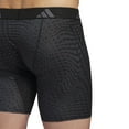 thumbnail image 2 of Men's adidas Microfiber Boxer Brief Color: Haste Gray Carbon Size: M, 2 of 4